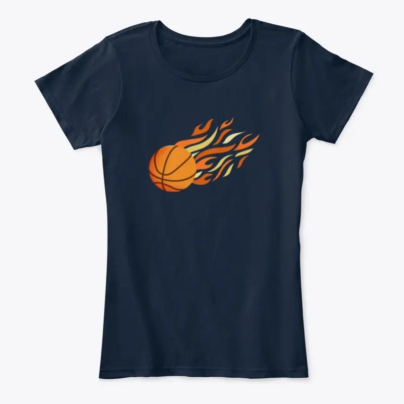 Basketball With Flame